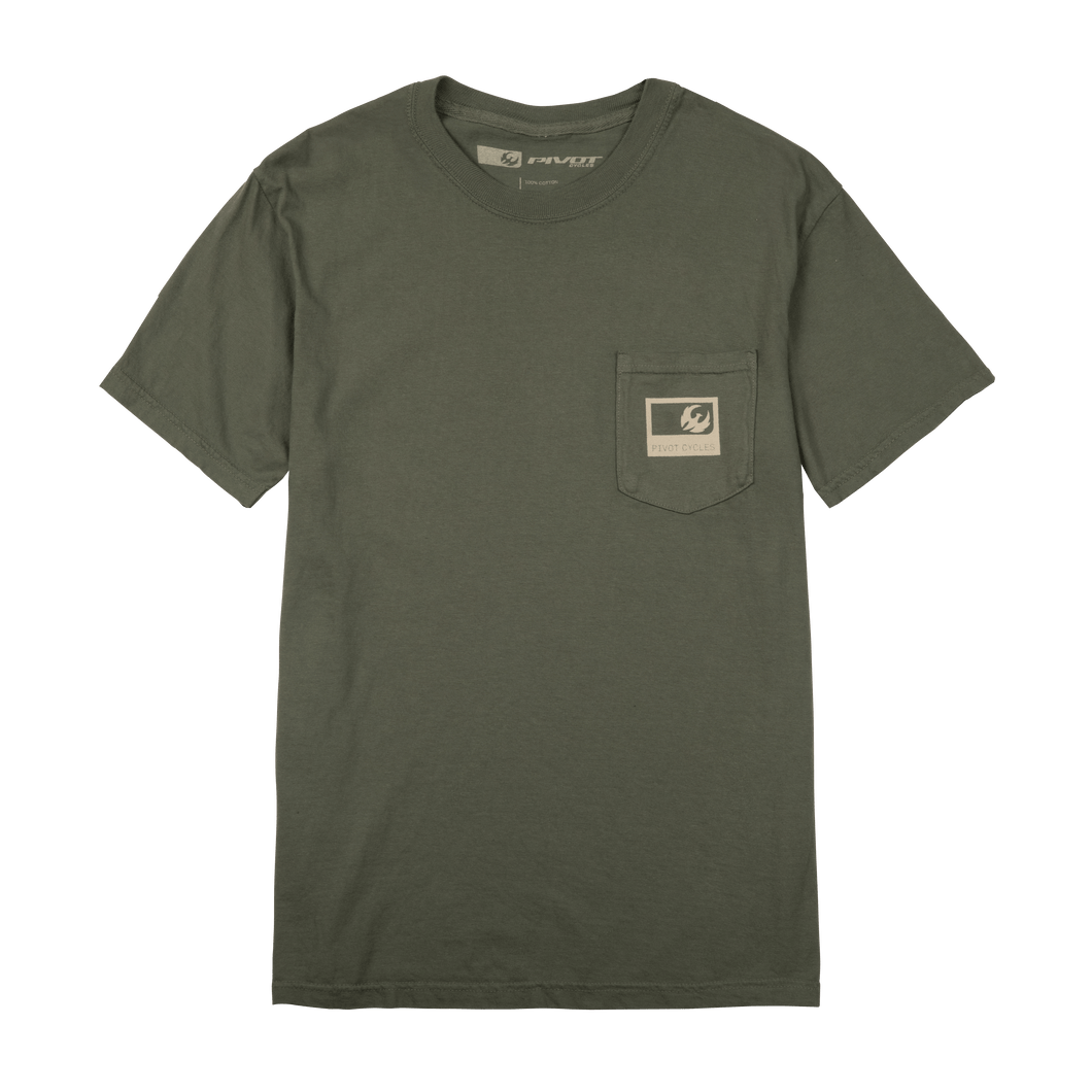 Rising Pocket Tee - Sage