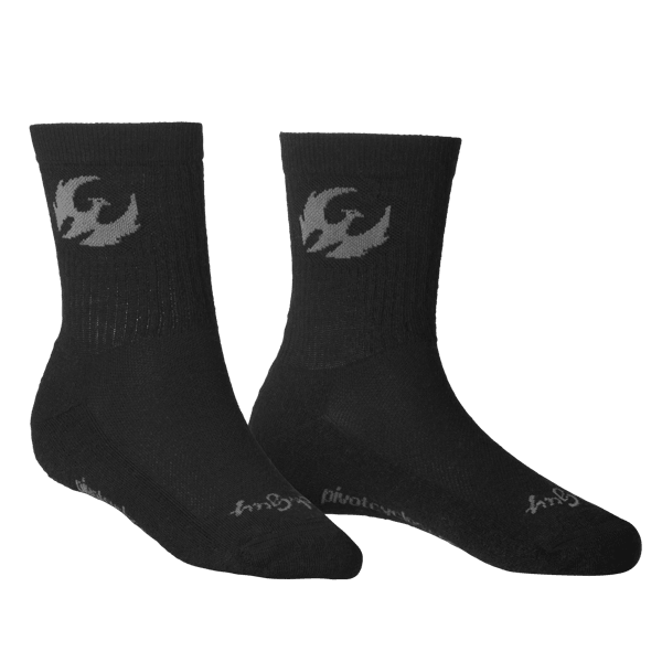 Pivot Factory Wool Socks - Black - Pivot Cycles